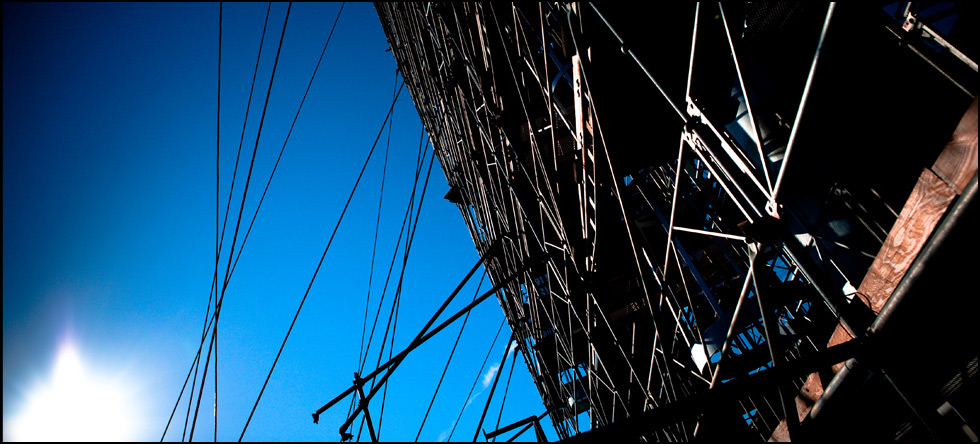 Department of the Navy: Structural and electrical repairs and surface preparation/repainting of eight smoke stacks at Building P-1.